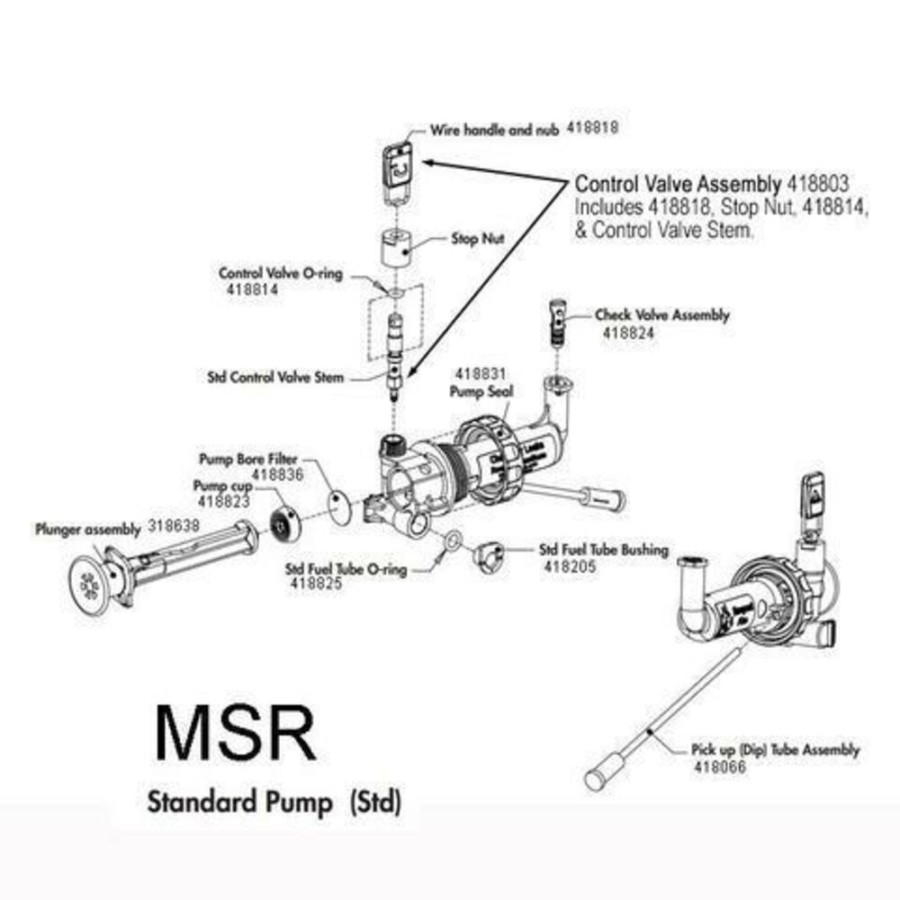 Kamperen MSR | Msr Duraseal Standard Msr Fuel Pump Diverse