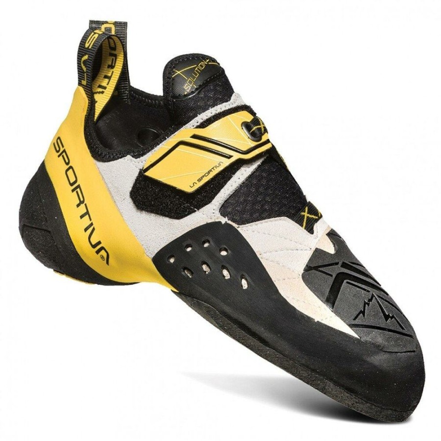 Mountain Sports & Winter Sports LA SPORTIVA | La Sportiva Solution - Klimschoen White/Yellow