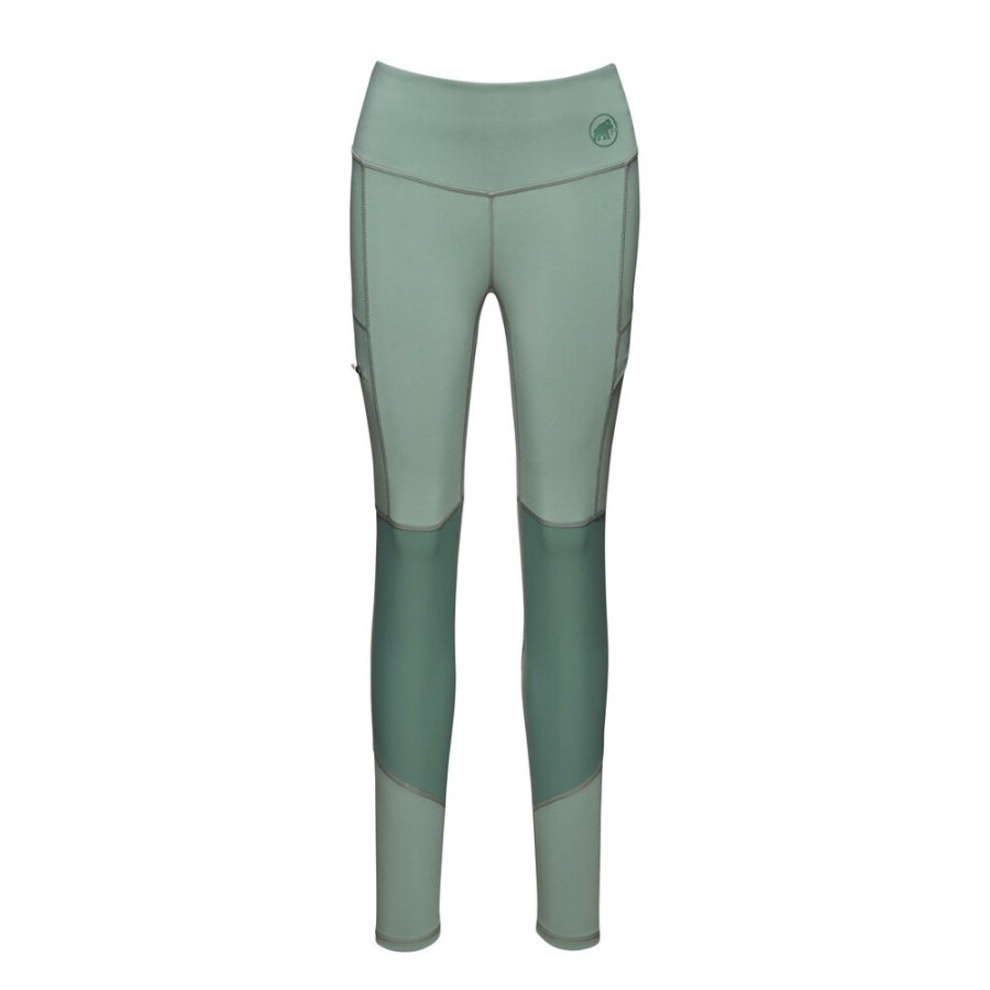 Outdoor Clothing MAMMUT | Mammut Zinal Hybrid Tights Women Jade-Dark Jade