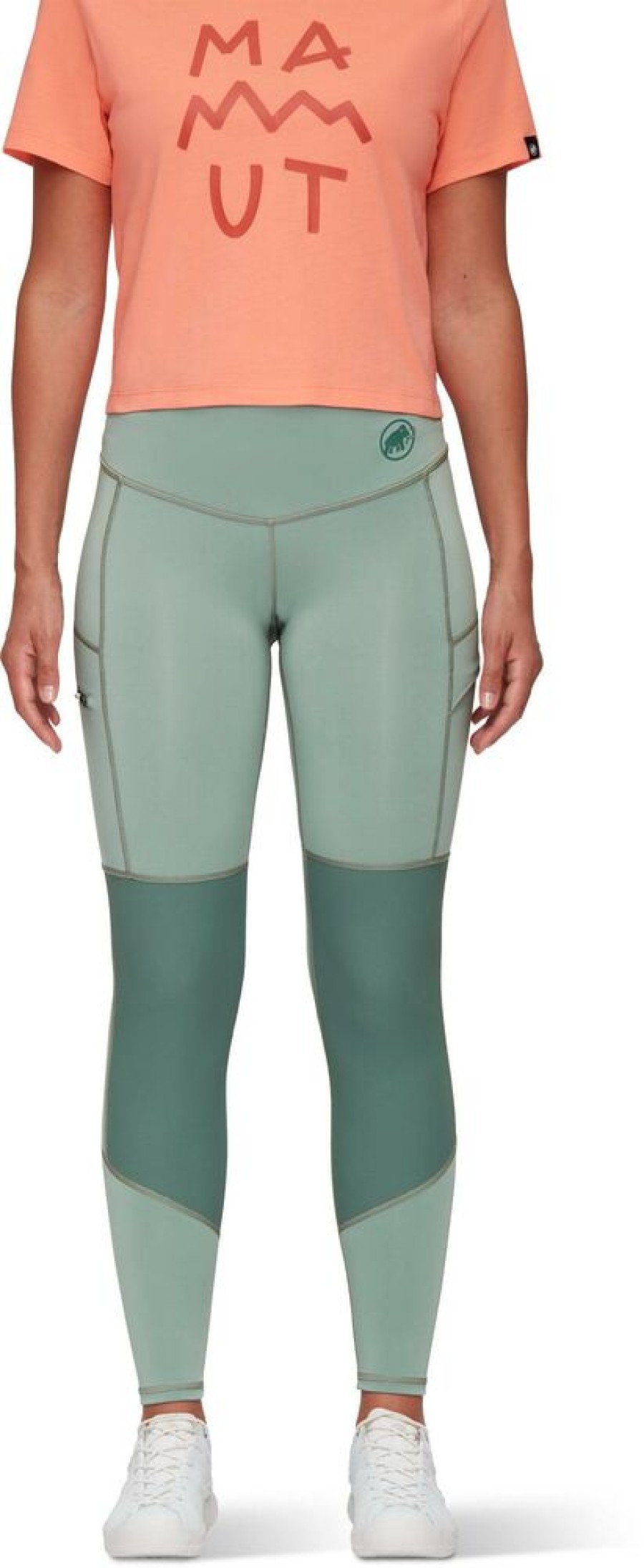 Outdoor Clothing MAMMUT | Mammut Zinal Hybrid Tights Women Jade-Dark Jade