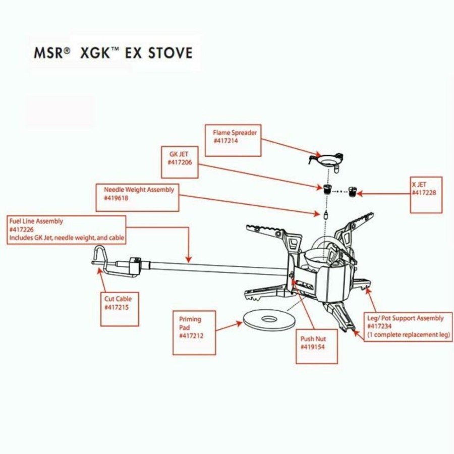 Kamperen MSR | Msr Xgk Ex Flame Spreader Diverse