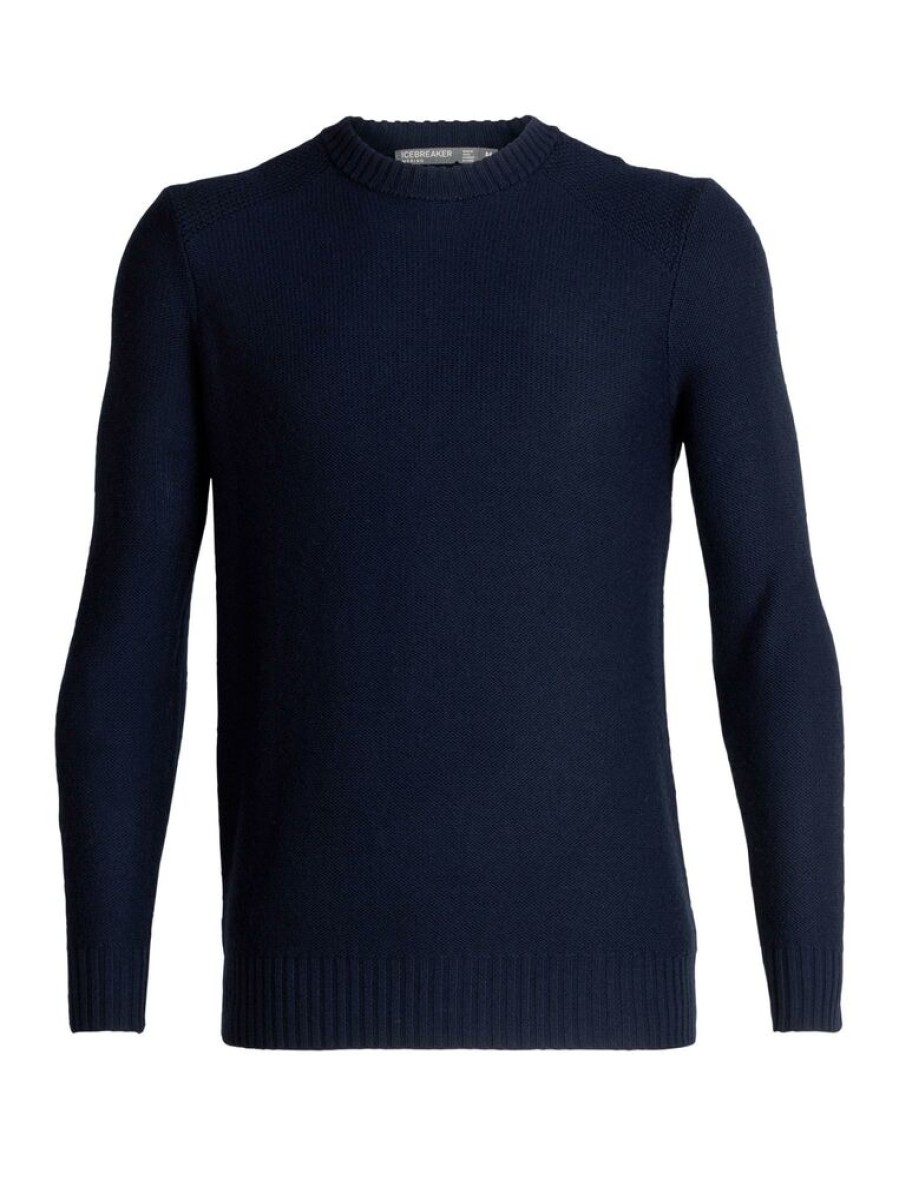 Outdoor Clothing ICEBREAKER | Icebreaker Mens Waypoint Crewe Sweater