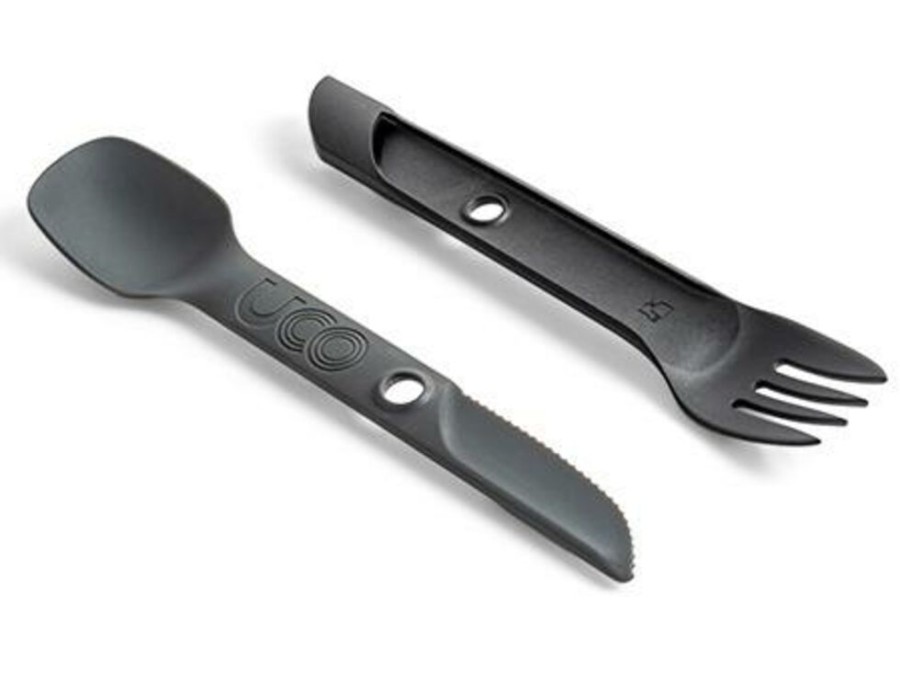 Kamperen UCO | Uco Cutlery Set 'Switch' Gray 3-Piece Diverse