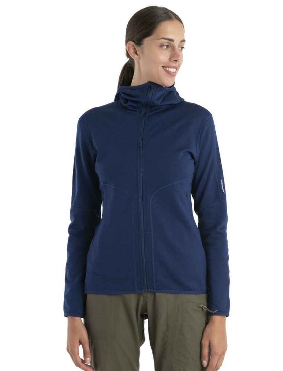 Outdoor Clothing ICEBREAKER | Icebreaker W Merino 560 Elemental Ii Ls Hoody