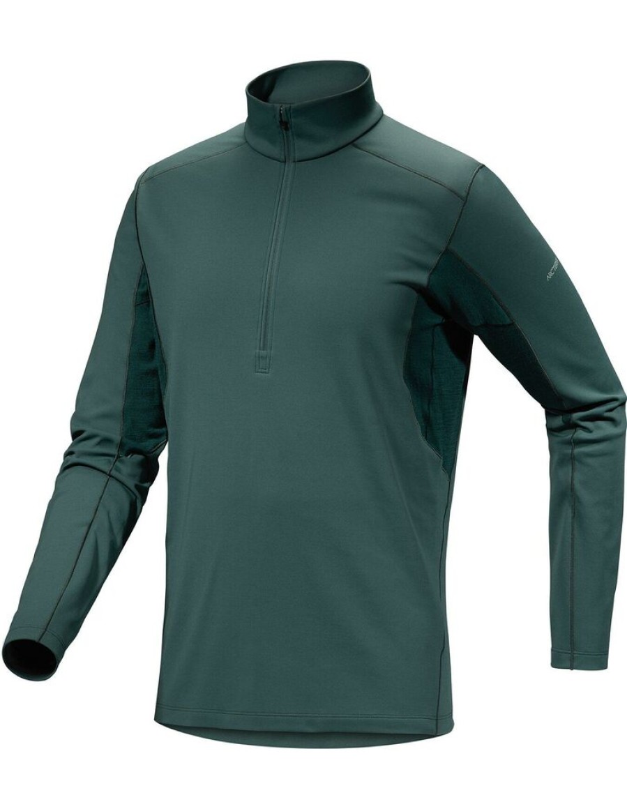 Outdoor Clothing ARCTERYX | Arcteryx Rho Hy 1/2 Zip M Boxcar