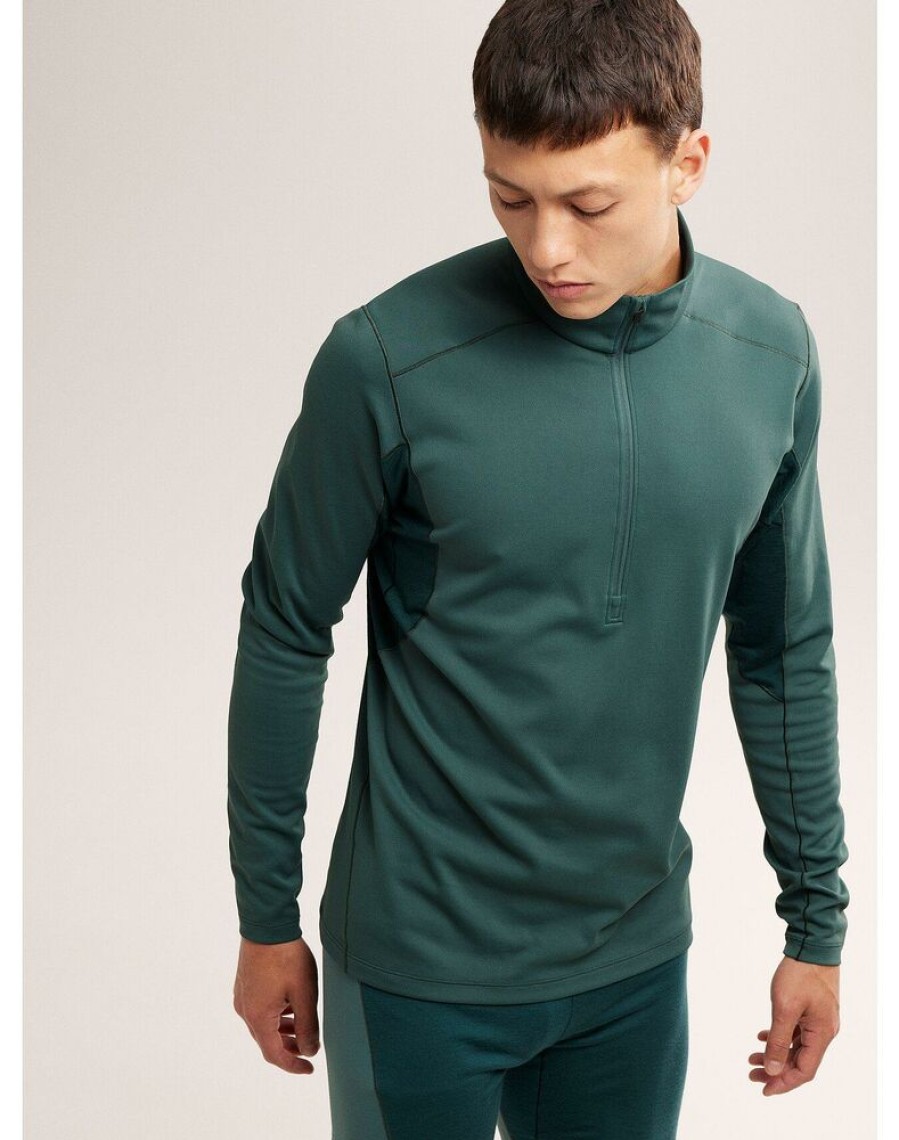 Outdoor Clothing ARCTERYX | Arcteryx Rho Hy 1/2 Zip M Boxcar