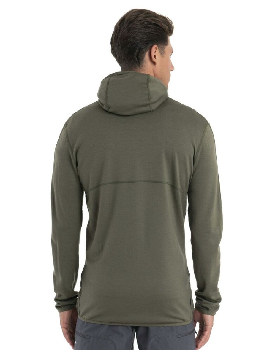 Outdoor Clothing ICEBREAKER | Icebreaker M Merino 560 Elemental Ii Ls Hoody Loden