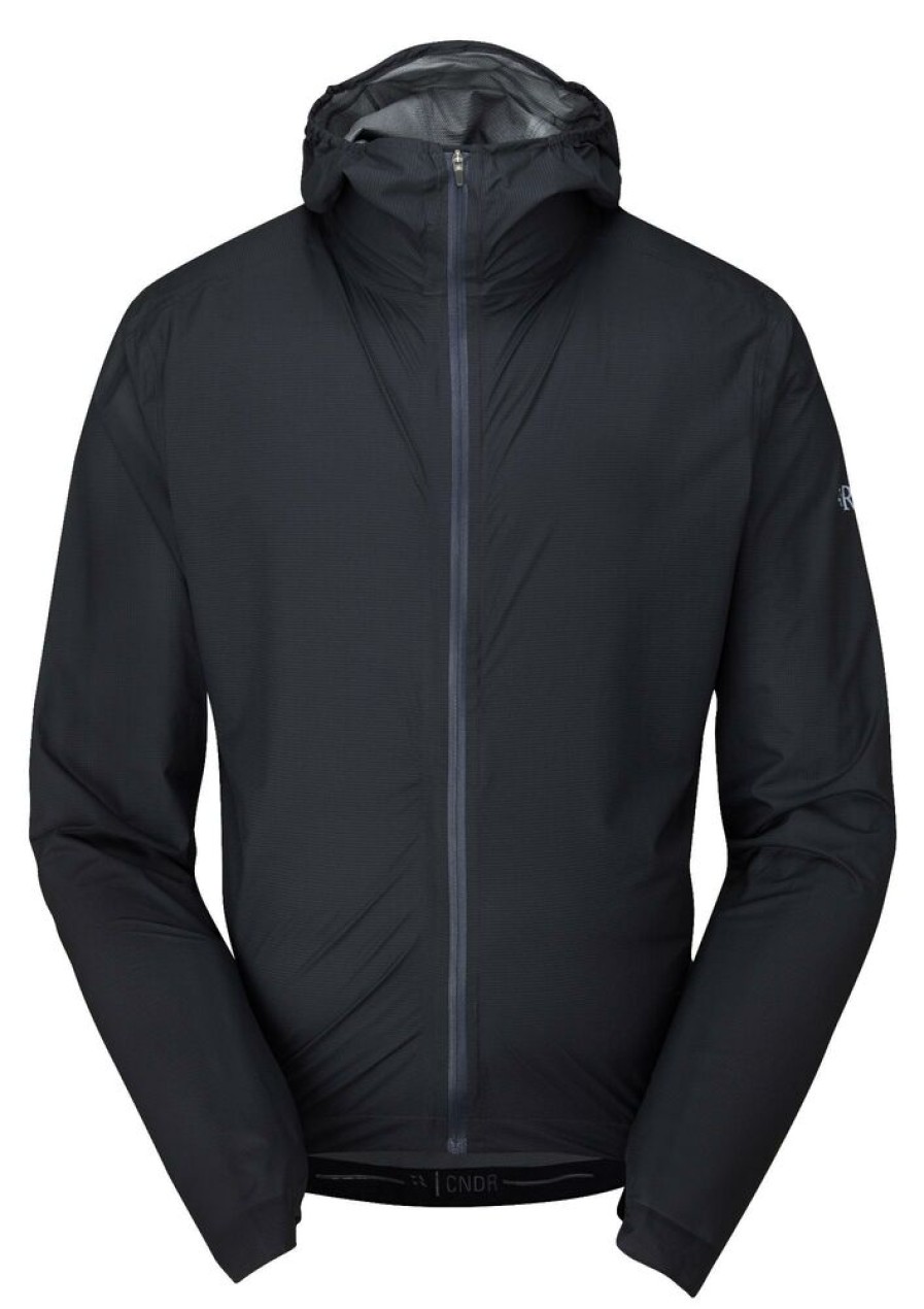 Outdoor Clothing RAB | Rab Cinder Phantom Jacket Ebony