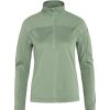 Outdoor Clothing FJALLRAVEN | Fjallraven Abisko Lite Fleece Half Zip W Misty Green