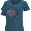 Outdoor Clothing RAB | Rab Stance Mountain Peak Tee Wmns Orion Blue