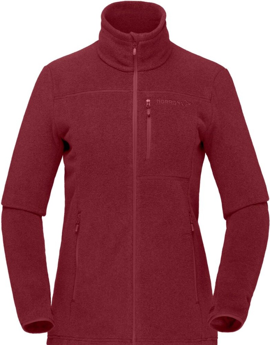 Outdoor Clothing NORRONA | Norrona Norrona Warm2 Jacket W'S Rhubarb Melange