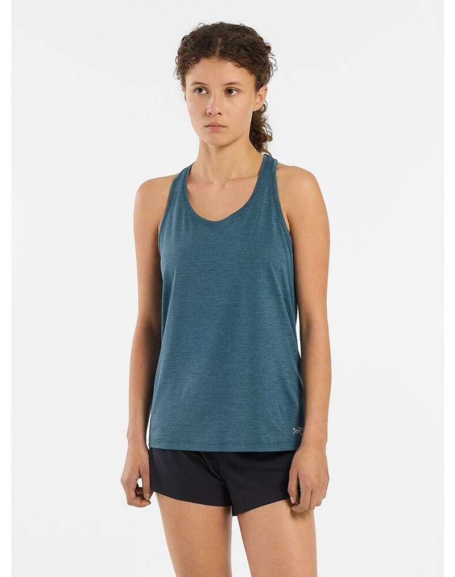 Outdoor Clothing ARCTERYX | Arcteryx Taema Tank Women Serene Heather