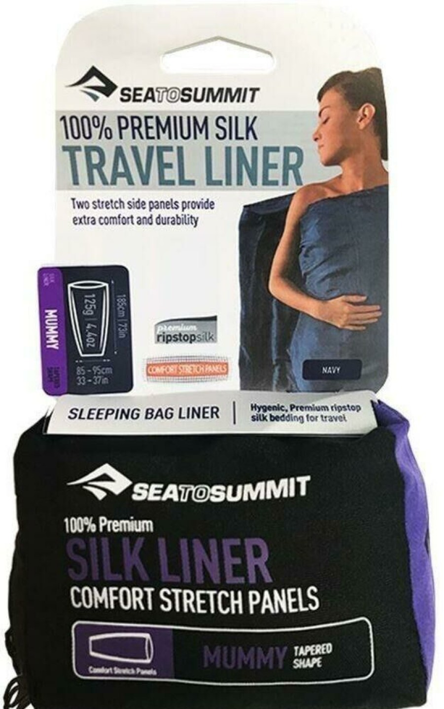 Kamperen SEA TO SUMMIT | Sea To Summit Silk Mummyliner Tapered Sheet Bag Diverse