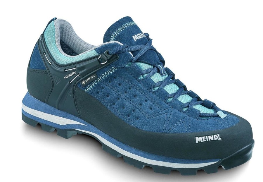 Shoes MEINDL | Meindl Literock Lady Gtx Stevige Wandelschoen Marine/Aquamarin