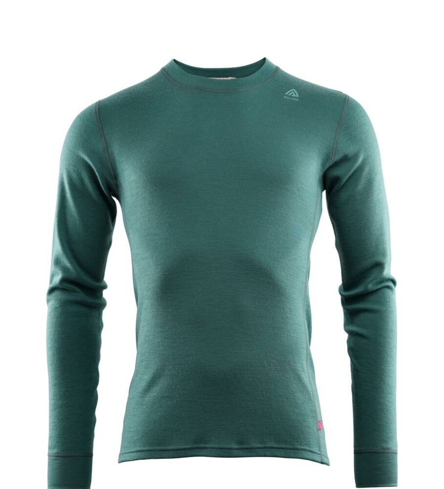 Outdoor Clothing ACLIMA | Aclima Warmwool Crew Neck Men North Atlantic