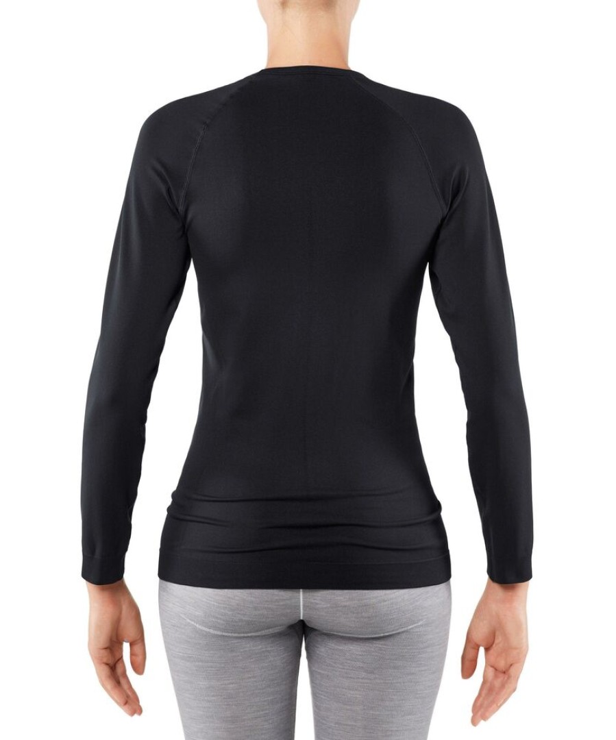 Outdoor Clothing FALKE | Falke Maximum Warm Longsleeved Shirt Women Comfort 33041 Black