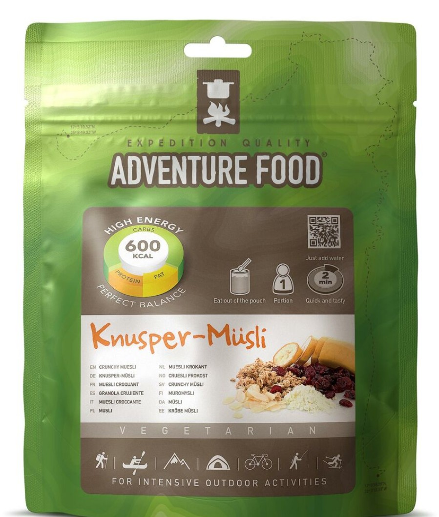 Kamperen ADVENTURE FOOD | Adventure Food Knusper Musli Ontbijt Krokante Muesli Diverse