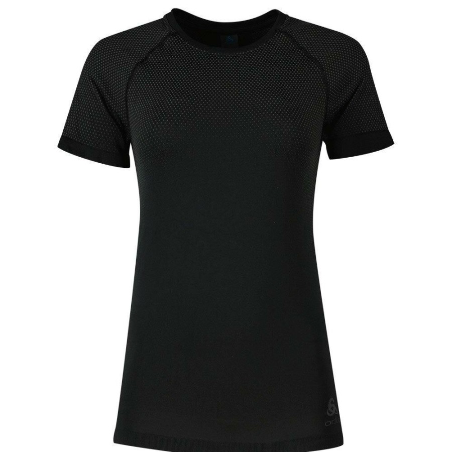 Outdoor Clothing ODLO | Odlo Bl Top Crew Neck S/S Performace Light Eco 188791 Black