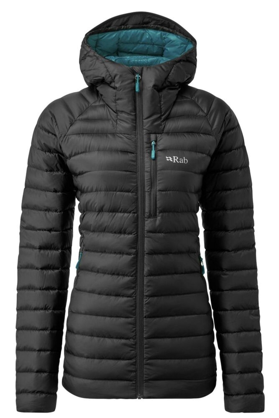 Outdoor Clothing RAB | Rab Microlight Alpine Long Jacket Wmns Black