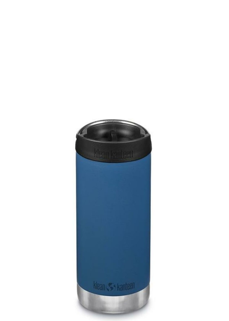 Kamperen KLEAN KANTEEN | Klean Kanteen Tk Wide 12Oz W/Cafe Cap Real Teal Diverse