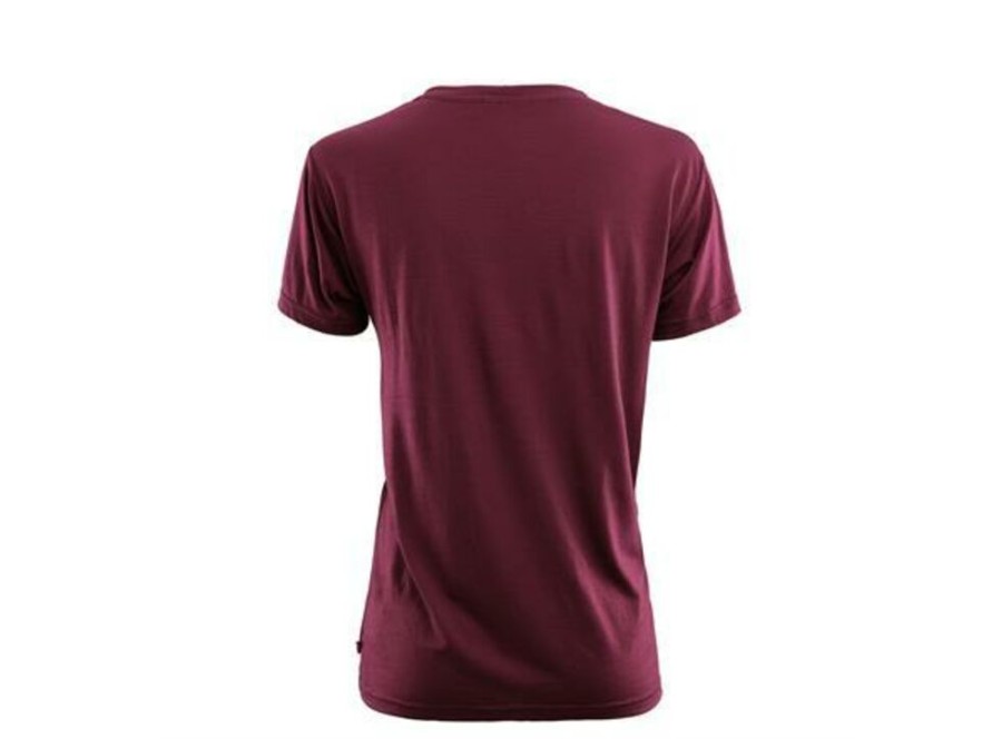 Outdoor Clothing ACLIMA | Aclima Lightwool Classic Tee Friluftsliv Women Zinfandel