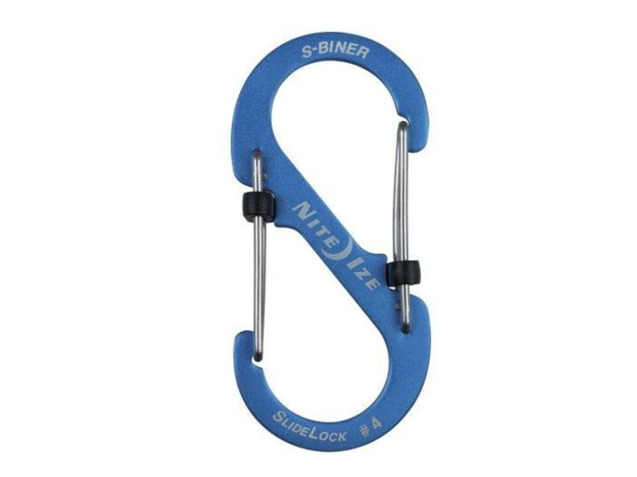 Travel NITE IZE | Nite Ize S-Biner #4 Slidelock Aluminium Blue Several