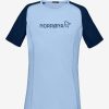 Outdoor Clothing NORRONA | Norrona Fjora Equalizer Lightweight T-Shirt W Serenity/Indigo Night