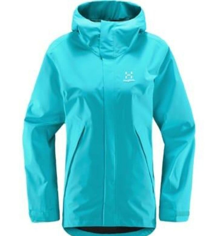 Outdoor Clothing HAGLOFS | Haglofs Tjarn Jacket Women Maui Blue