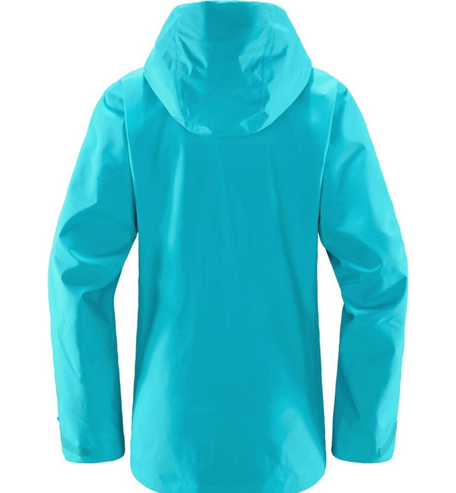 Outdoor Clothing HAGLOFS | Haglofs Tjarn Jacket Women Maui Blue