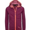 Outdoor Clothing TROLLKIDS | Trollkids Girls Sogndal Jacket Mulberry/Peach