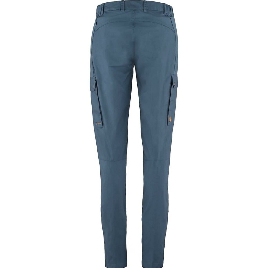 Outdoor Clothing FJALLRAVEN | Fjallraven Stina Trousers W Reg Indigo Blue