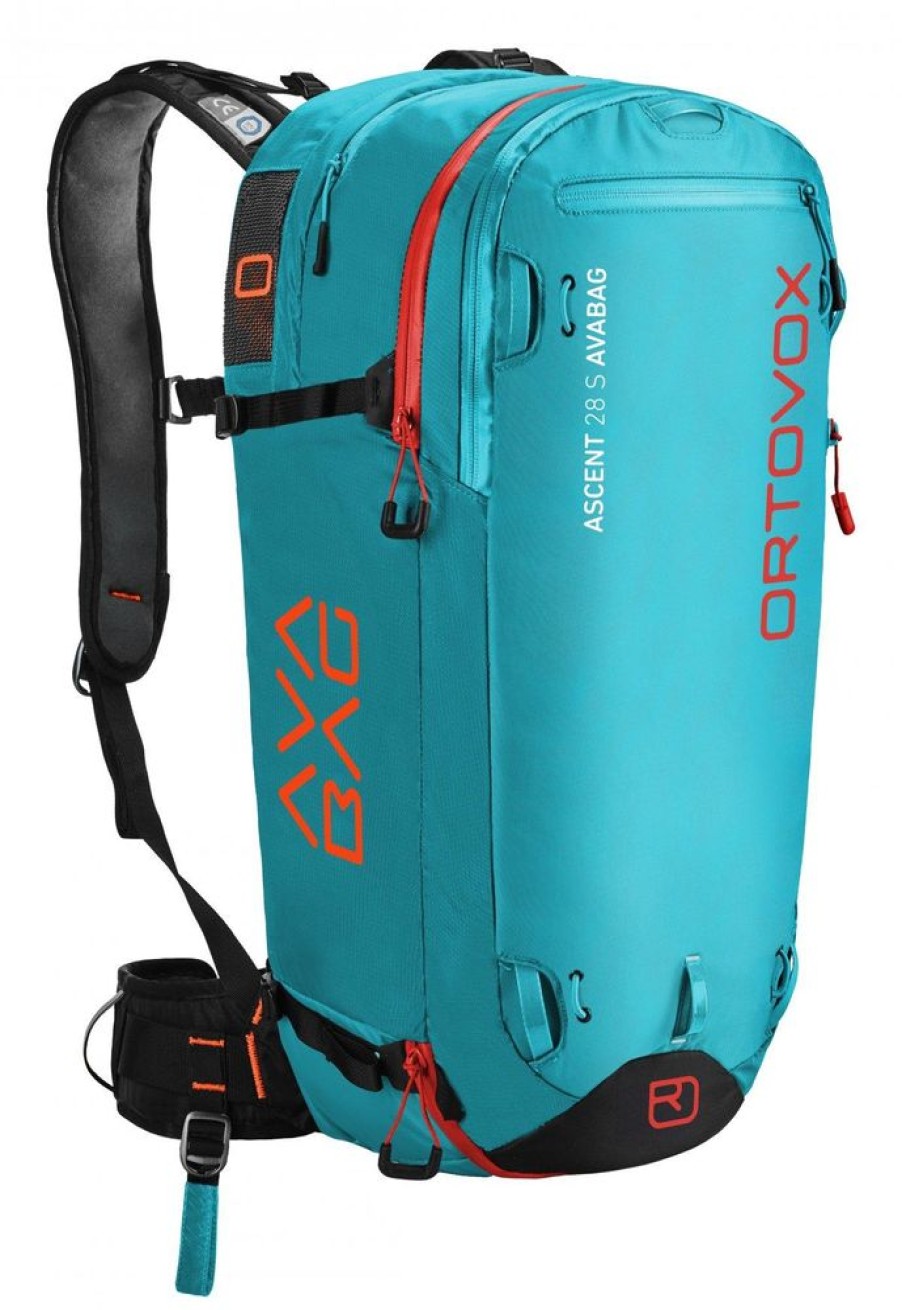 Backpacks&Bags ORTOVOX | Ortovox Ascent 28 S Avabag - Skirugzak Excl Unit Green-Isar