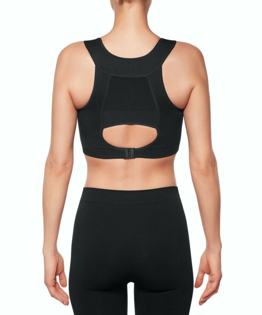 Outdoor Clothing FALKE | Falke Bra Top Cup C/D Black