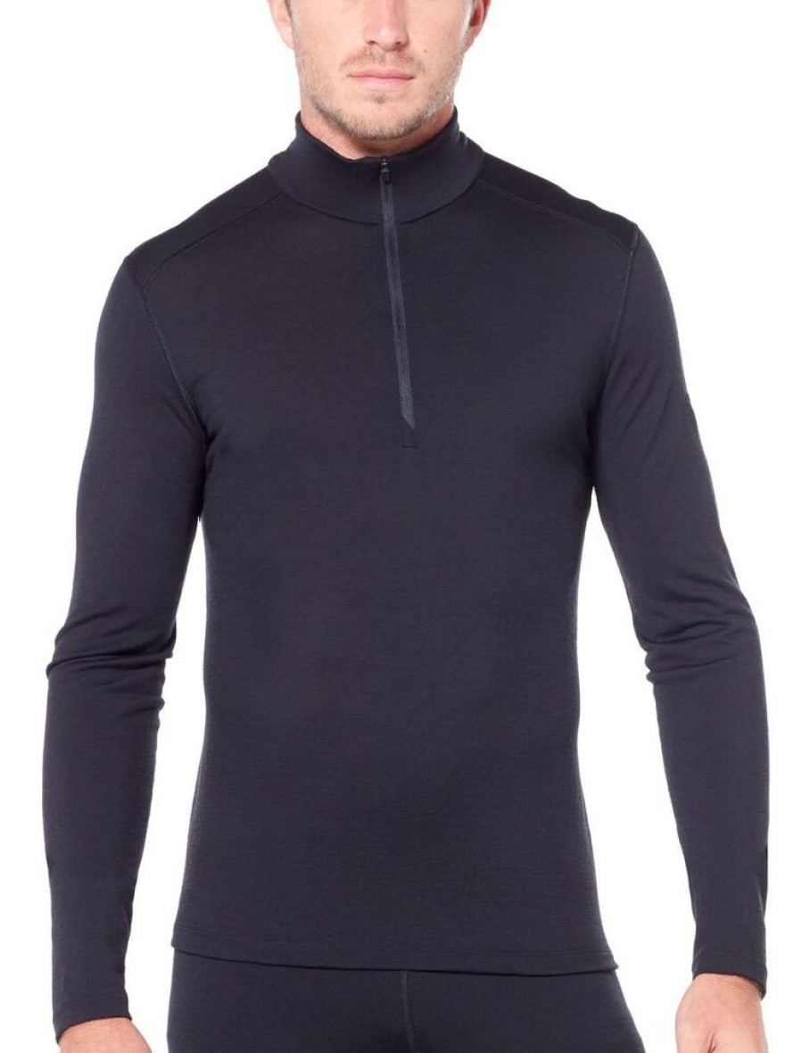 Outdoor Clothing ICEBREAKER | Icebreaker Mens 200 Oasis Ls Half Zip