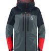 Outdoor Clothing HAGLOFS | Haglofs Spitz Gtx Pro Jacket Women Steel Blue/Tarn Blue