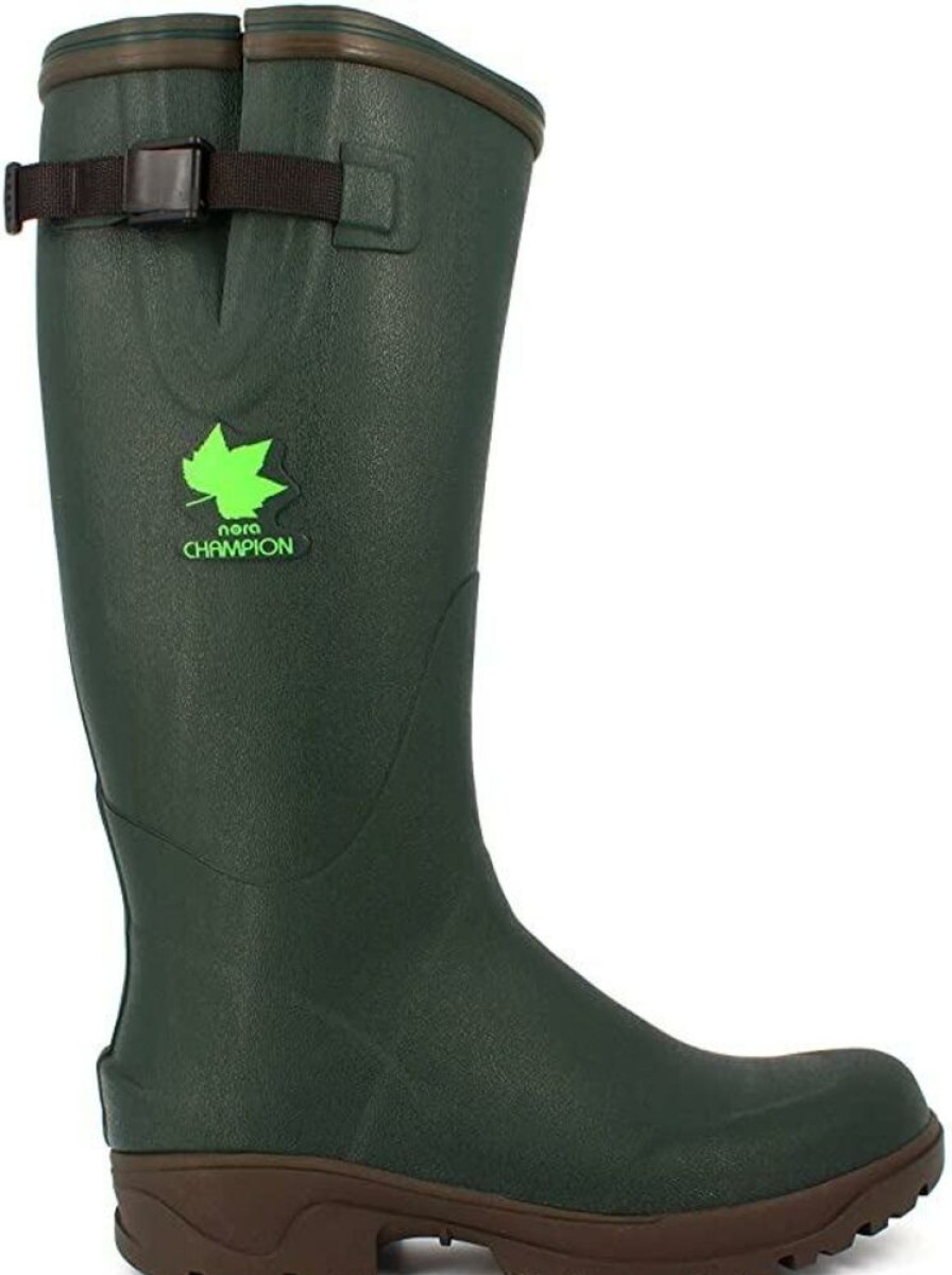 Shoes NORA | Nora Champion Natural Rubber Boot Green