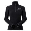 Outdoor Clothing BERGHAUS | Berghaus W Darria Fla Half-Zip Af Black/Black