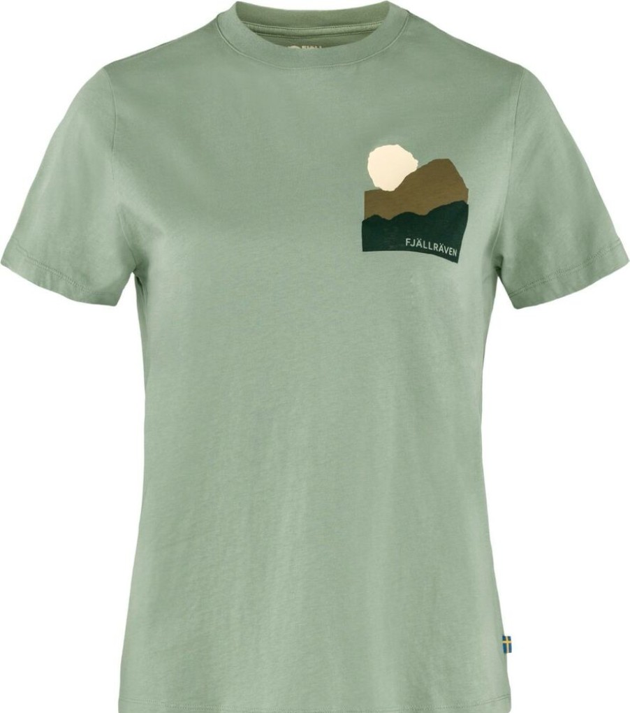 Outdoor Clothing FJALLRAVEN | Fjallraven Nature T-Shirt W Sage Green