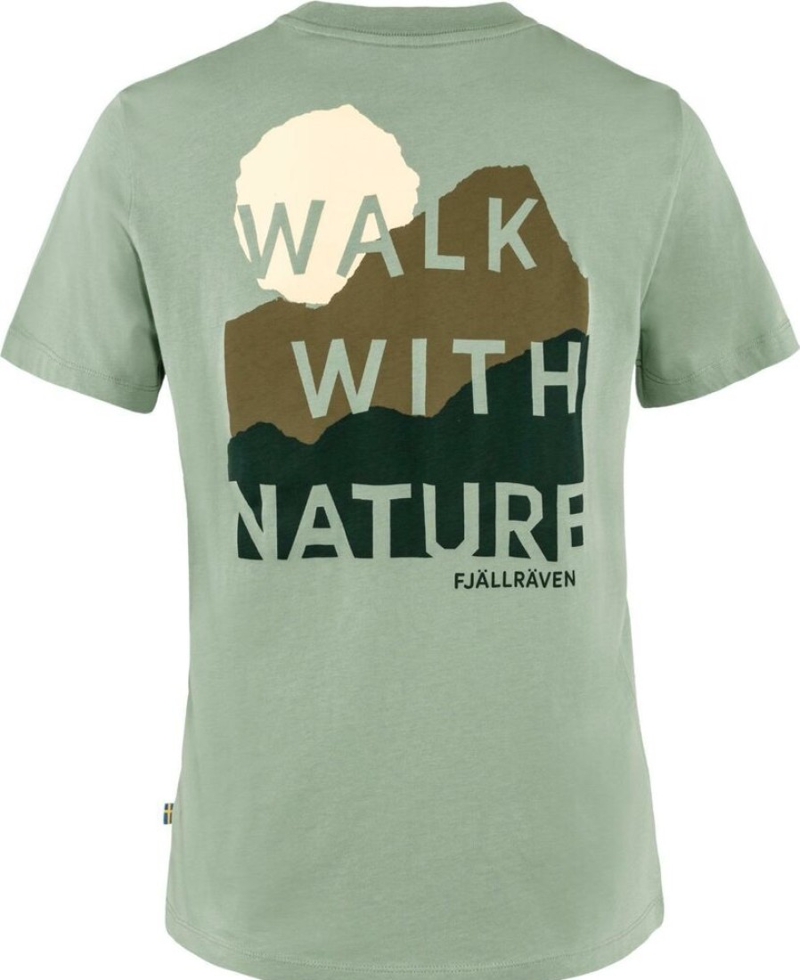 Outdoor Clothing FJALLRAVEN | Fjallraven Nature T-Shirt W Sage Green