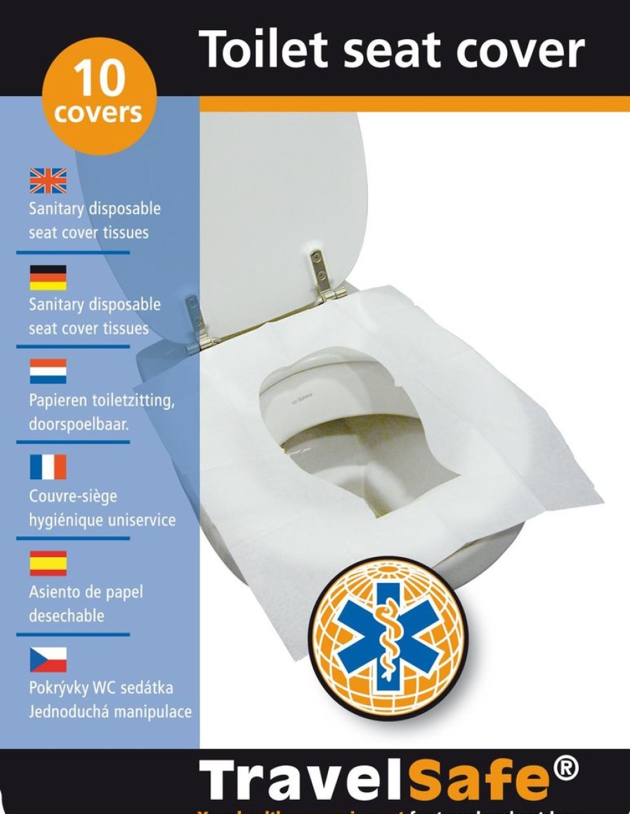 Travel TRAVELSAFE | Travelsafe Toilet Seat Cover Oplegvel Toilet 10 Stuks Several