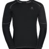 Outdoor Clothing ODLO | Odlo Bl Top Crew Neck L/S 159222 Black