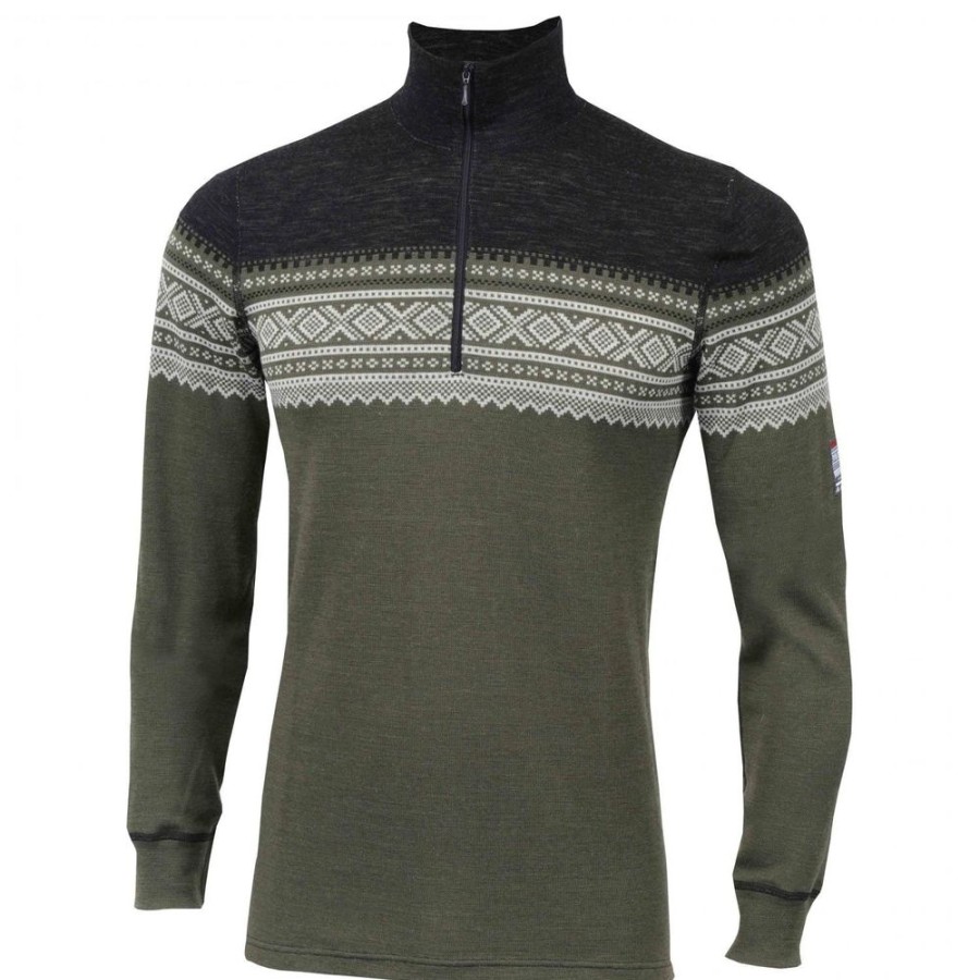 Outdoor Clothing ACLIMA | Aclima Designwool Marius Mock Neck With Zip Men