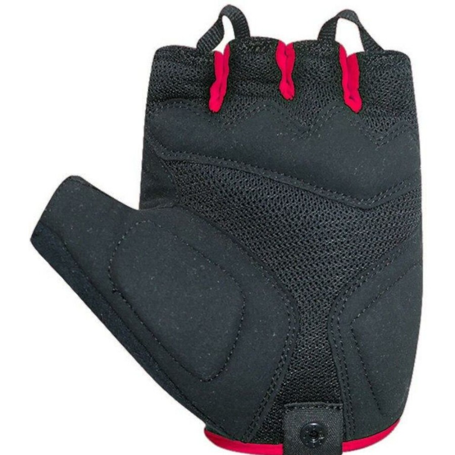 Outdoor Clothing CHIBA | Chiba Air Plus Reflex Cycling Gloves Short Fingers Rot