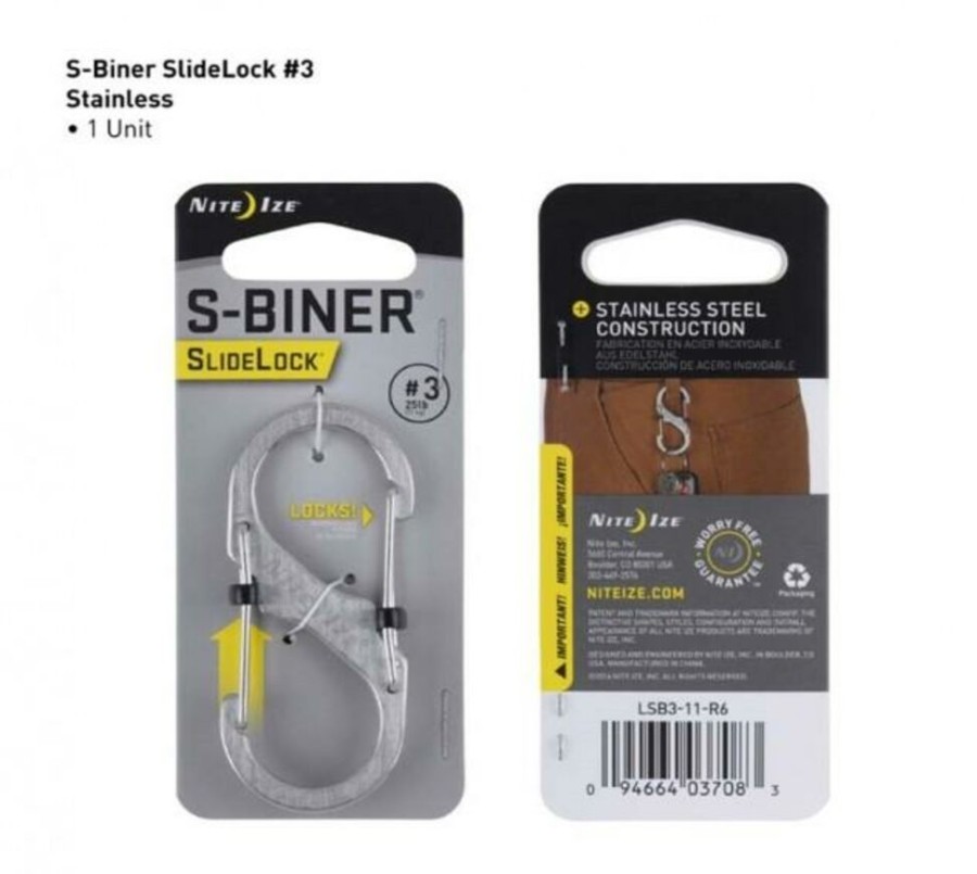 Travel NITE IZE | Nite Ize S-Biner #3 Slidelock Stainless Several