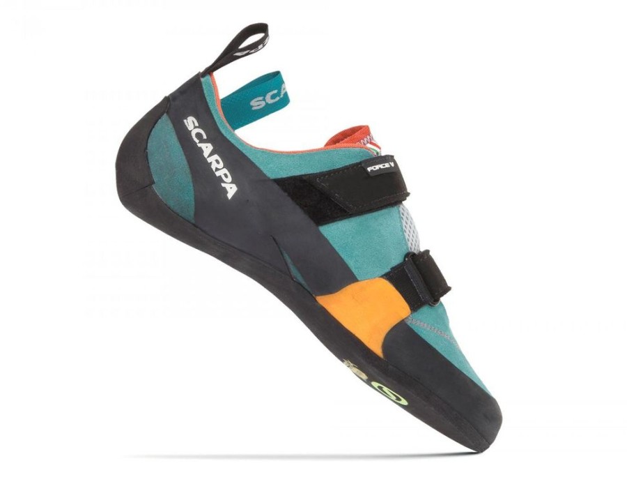 Mountain Sports & Winter Sports SHOE | Scarpa Force V Wmn - Climbing Shoe Women (From Size 35) Icefall/ Mandarin Red