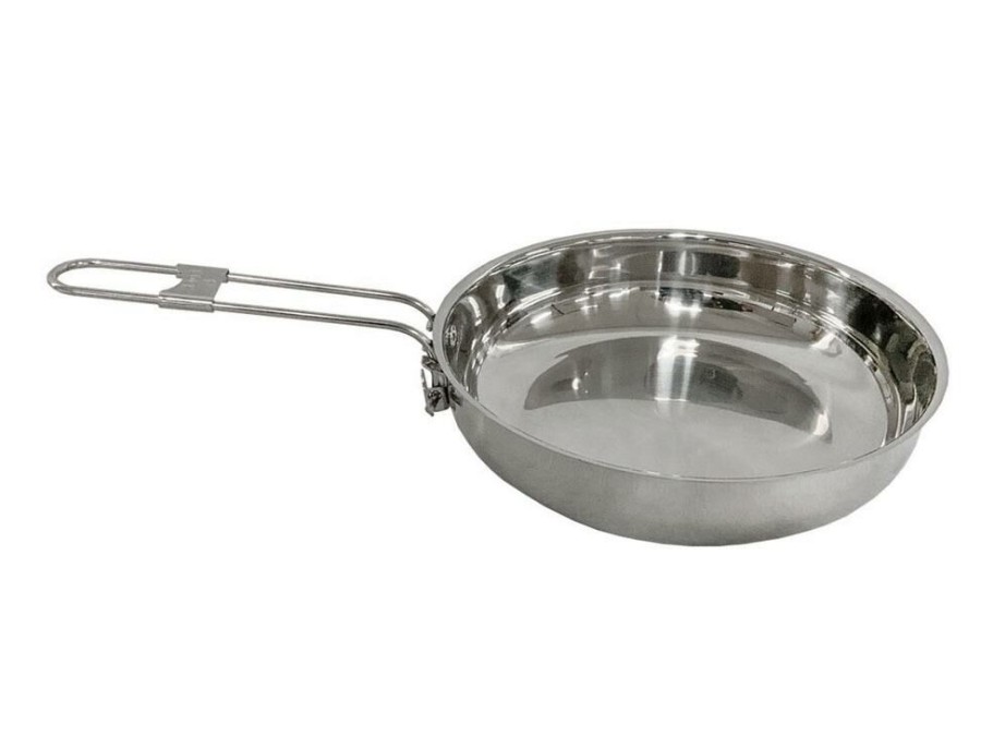 Kamperen PATHFINDER | Pathfinder Foldable Stainless Steel Frying Pan With Lid Diverse