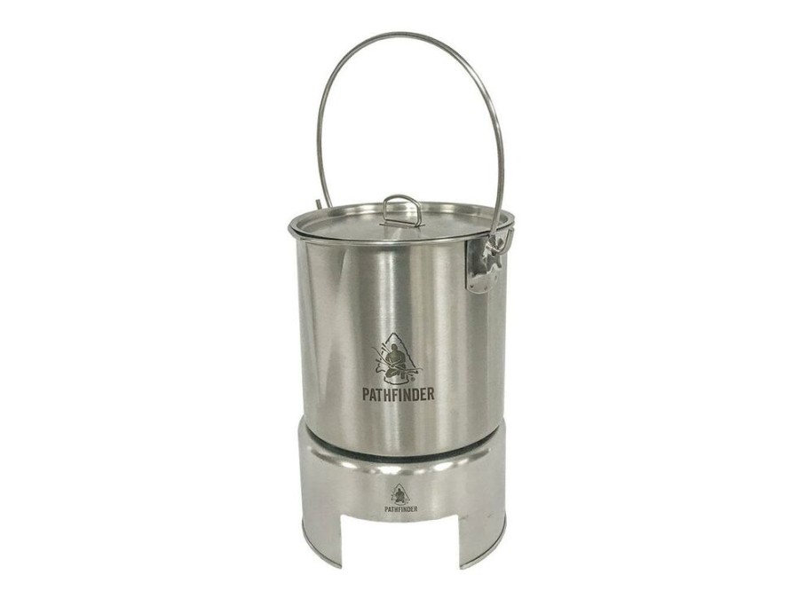 Kamperen PATHFINDER | Pathfinder Stainless Steel Bush Pot Stove Diverse