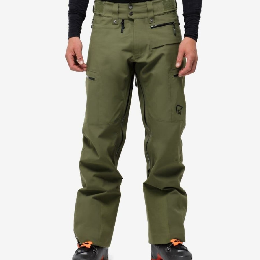 Outdoor Clothing NORRONA | Norrona Lofoten Gore-Tex Pro Plus Pants M Olive Night