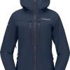 Outdoor Clothing NORRONA | Norrona Trollveggen Gore-Tex Pro Light Jacket W'S Indigo Night/Indi