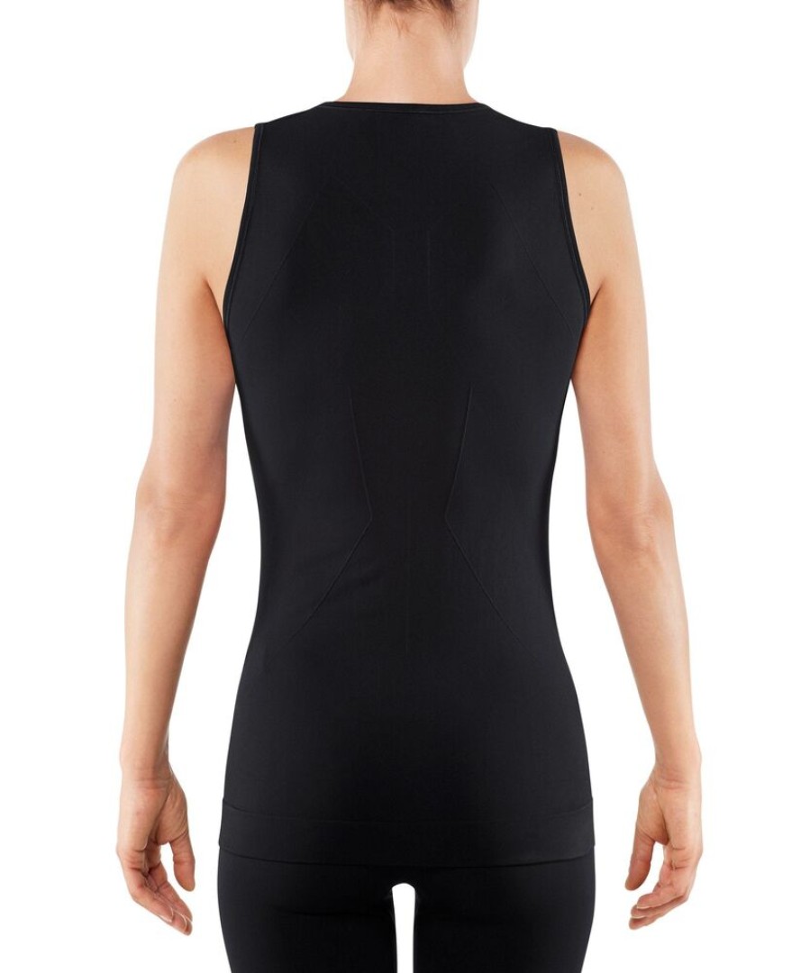 Outdoor Clothing FALKE | Falke Warm Singlet Women Tight Fit 39114 Black